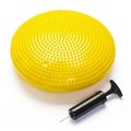 Black Mountain Products Exercise Balance Stability Disc with Hand Pump Yellow Balance Disc Yellow
